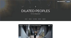 Desktop Screenshot of dilatedpeoples.com